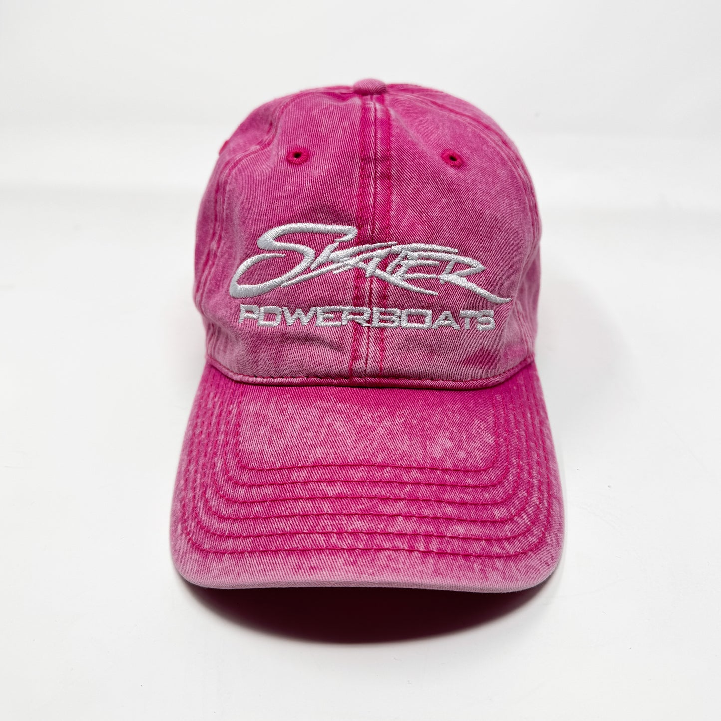 Pink Cotton Twill Washed Cap